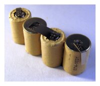 Akkupack für RYOBI 4.8 / CSD-480 - 4,8 Volt 2000mAh / 9,60Wh Ni-MH zum Selbsteinbau