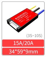 DALY - NCM/NCA-6S-15A - 59 x 34,5 x 9mm - 22,2 Volt 6S / 15A Li-Ion