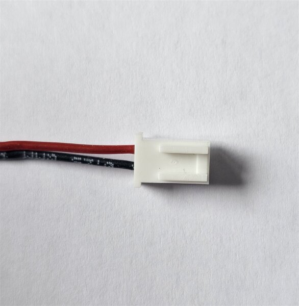 Akkuanschlusskabel für Minicars, 0,25 mm², Silikonlitze, 30 cm