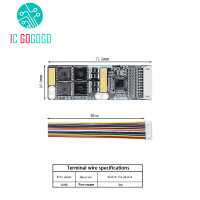 BMS - 8/10S40A - 77,5 x 26,0 x 5mm - für 8S Li-Ion Akkupacks