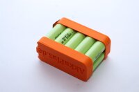 Akkupack F2x5 - 10x Mignon im Zellenhalter - 12 Volt zum Selbsteinbau