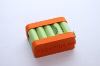 Akkupack F2x5 - 10x Mignon im Zellenhalter - 12 Volt zum Selbsteinbau