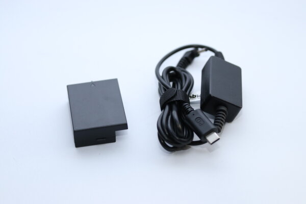 USB-Netzteil wie ACK-E8 + DC-Kuppler wie DR-E8 für Canon EOS 700D u.a.