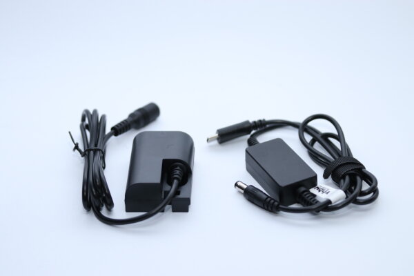 USB-Netzteil wie ACK-E6 für Canon EOS 80D u.v.m. mit DC-Kuppler wie DR-E6