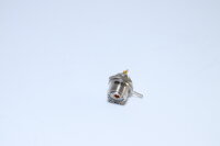 UHF-Steckverbinder (weiblich) für Kabelmontage - Koaxial-Verbinder mit vergoldeten Kontakten, 3 cm