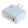OTB Ladegerät USB GaN (2xUSB-C + 1xUSB-A) mit USB Power Delivery USB-PD - 3-Port - 100W - weiss