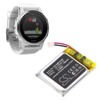 Ersatzakku für Smartwatch Garmin Fenix 5S / Fenix 5S Plus / VIVOACTIVE 4S  - 3,7 Volt 150mAh Li-Polymer