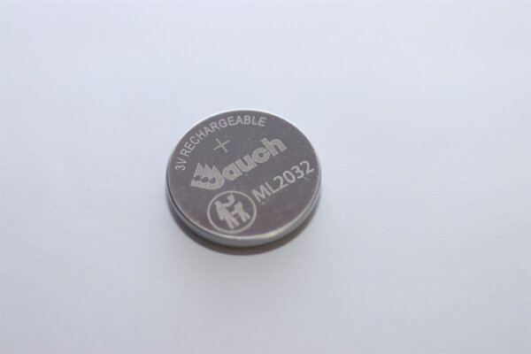 Jauch - ML2032 - 3 Volt 65mAh Li-Mn Lithium-Knopfzelle - wiederaufladbar, kompakt & langlebig