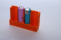 Transportbox / Cellsafe / Aufbewahrungsbox für 4x 18650 Akkus / Batterien