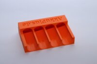 Transportbox / Cellsafe / Aufbewahrungsbox für 4x 18650 Akkus / Batterien