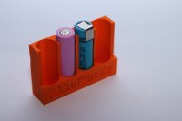Transportbox / Cellsafe / Aufbewahrungsbox für 4x 18650 Akkus / Batterien