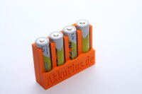 Transportbox / Cellsafe / Aufbewahrungsbox für 4x Mignon AA Akkus / Batterien