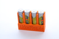 Transportbox / Cellsafe / Aufbewahrungsbox für 4x Mignon AA Akkus / Batterien