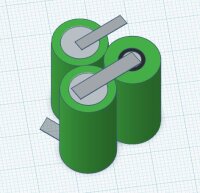 Akkupack D1x3 | 2/3AA - 3,6 Volt 750mAh Ni-MH zum Selbsteinbau