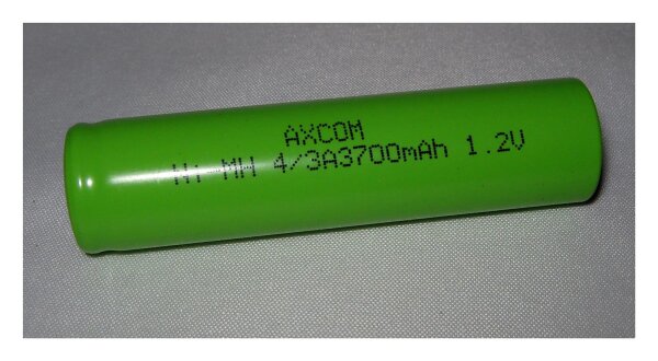 4/3A-3700mAh - 4/3A - 1,2 Volt 3700mAh Ni-MH