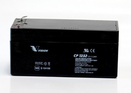 Vision - CP1232 - 12 Volt 3,2Ah Pb