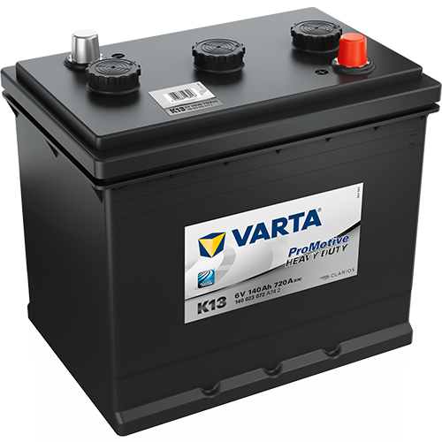 VARTA ProMotive Black K13 – Starterbatterie 6 Volt 140Ah Pb - Starterbatterie