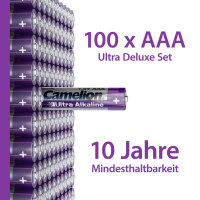 Camelion Ultra Alkaline 1,5 Volt AAA LR03 CB100 | Micro Batterien | 100 Stück