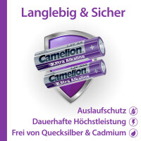 Camelion Ultra Alkaline AA & AAA 1,5 Volt Batterien | CB120 | 120 Stück | MAX Power