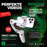PATONA Premium 3-Achsen Gimbal für Smartphone...