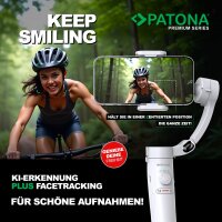 PATONA Premium 3-Achsen Gimbal für Smartphone...