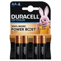 Duracell Optimum MN1500 Mignon AA Batterie – 4er...