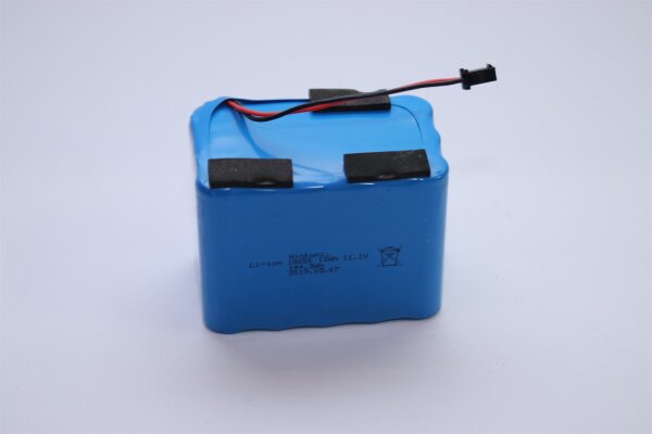 Ersatzakku - Wintonic 18650 3S5P - 11,1 Volt 13Ah 156,00Wh Li-Ion inkl. JST SMP-02V-BC Stecker