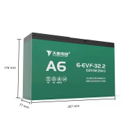 Ersatzakku 6-EVF-32 - 12 Volt 32Ah Pb Bleiakku