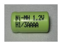 Akkuzelle - 10AAAAH - 1/3 AAAA - 1,2 Volt 100mAh Ni-MH | EOL