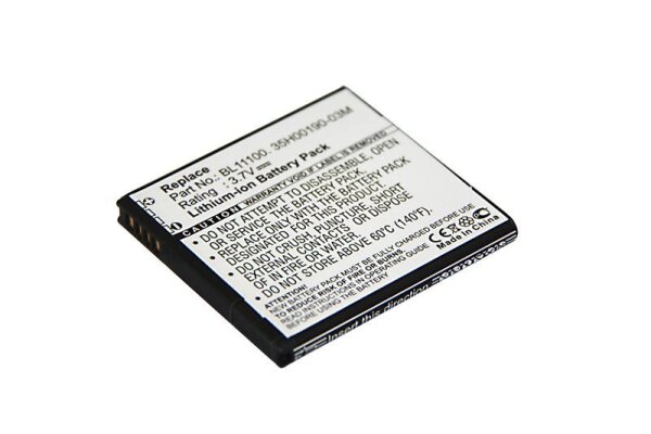 Ersatzakku - HTC BL1100 / BA S800 - 3,7 Volt 1600mAh Li-Ion