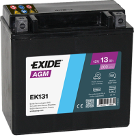 Exide BackUp - EK131 - 12 Volt 12Ah 200A Pb - AGM...