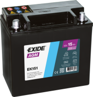 Exide BackUp - EK151 - 12 Volt 15Ah 200A Pb - AGM...