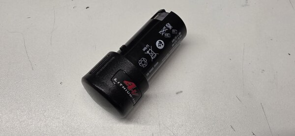 Ersatzakku  Milwaukee V4 B / 3,6 Volt 5500mAh / 19,80Wh Li-Ion - aufbereitet