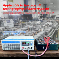 Heltec HT‑DC50ABP Batterie‑Entlade‑Kapazitätstester 5–120V / 1–50A / 6000W