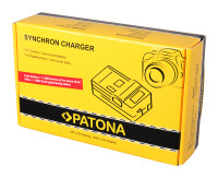 PATONA Synchron USB Ladegerät für Canon NB7L NB-7L mit LCD-Display