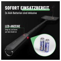 Elektrische Fliegenklatsche mit Biegefunktion – inkl. 2x AAA Batterien | Absina