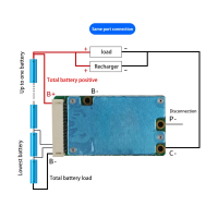 13S 48V BMS Li-Ion Batterie Schutzplatine | 15A / 20A Akku Management System