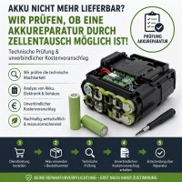 Akku nicht mehr lieferbar? Jetzt Reparatur durch...