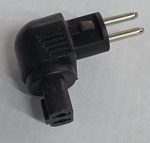 Texasstecker - 10.5544.103-19 - Plug, Texas, 2 Pole - Gewinkelt