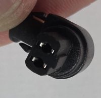 Texasstecker - 10.5544.103-19 - Plug, Texas, 2 Pole - Gewinkelt