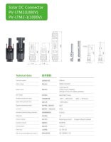 Solar PV Stecker PV-LTM2 weiblich MC4-kompatibel | 1000V DC, 30A | für 2,5-6 mm² Solarkabel