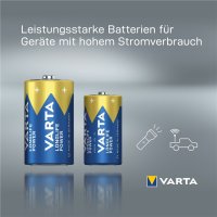 Varta LR20 D Mono Batterie Industrial Pro 1,5V Alkaline 5...