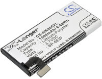 Ersatzakku - CS-NK900XL - Nokia BP-6EW / Lumia 900 - 3,7 Volt 1800mAh Li-Ion
