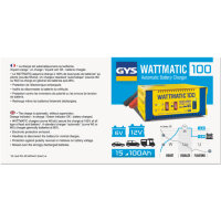 GYS - WATTMATIC 100 - automatisches Batterieladegerät 6/12 Volt