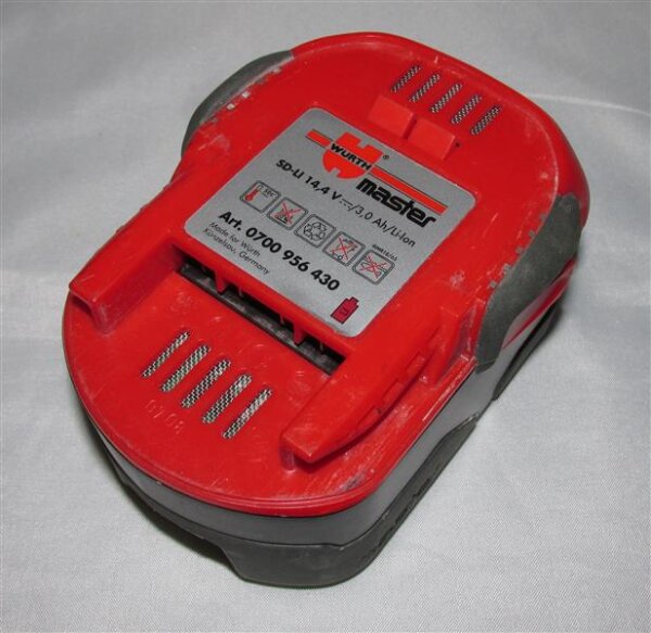 Akkureparatur - Zellentausch - Würth SD-LI 14,4V - 14,4 Volt Li-Ion Akku