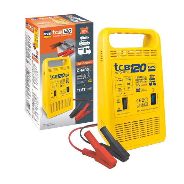 GYS - TCB 120 - Ladegerät und Tester