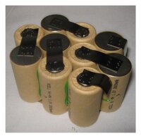 Akkupack für 3M 16398 - 12 Volt Ni-MH zum Selbsteinbau