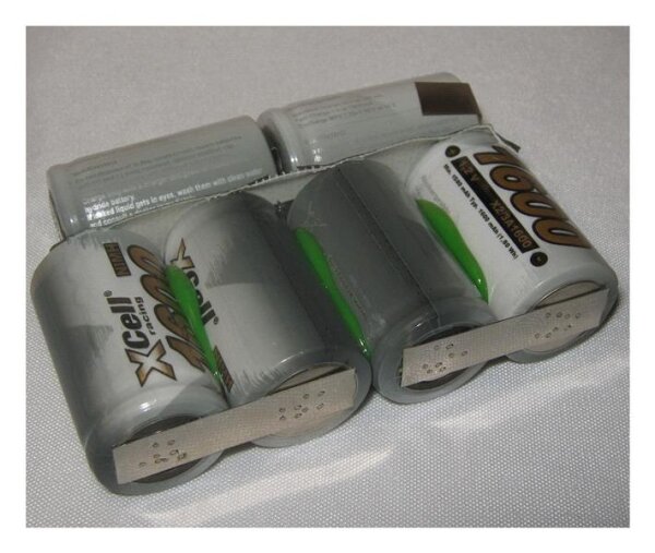 Akkupack - LOSI LOSB1212 - MINI PACK: EC2 - 7,2 Volt Ni-MH zum Selbsteinbau