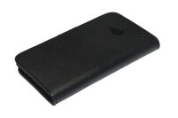Tasche (Flip Quer) HTC One (M7) schwarz