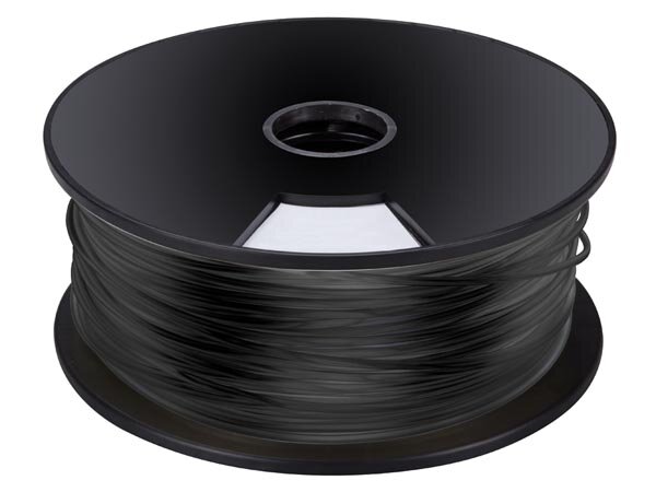 3 mm ABS-FILAMENT - Schwarz - 1 kg - Kunststofffaden für 3D-Drucker (K8200)